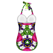 Afbeelding in Gallery-weergave laden, Florien 2 Women&#39;s Halterneck One Piece Swimsuit