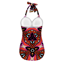 Afbeelding in Gallery-weergave laden, Rielle Women&#39;s Halterneck One Piece Swimsuit