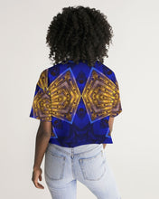 Afbeelding in Gallery-weergave laden, Lapiz Gold 1 Women&#39;s Lounge Cropped Tee