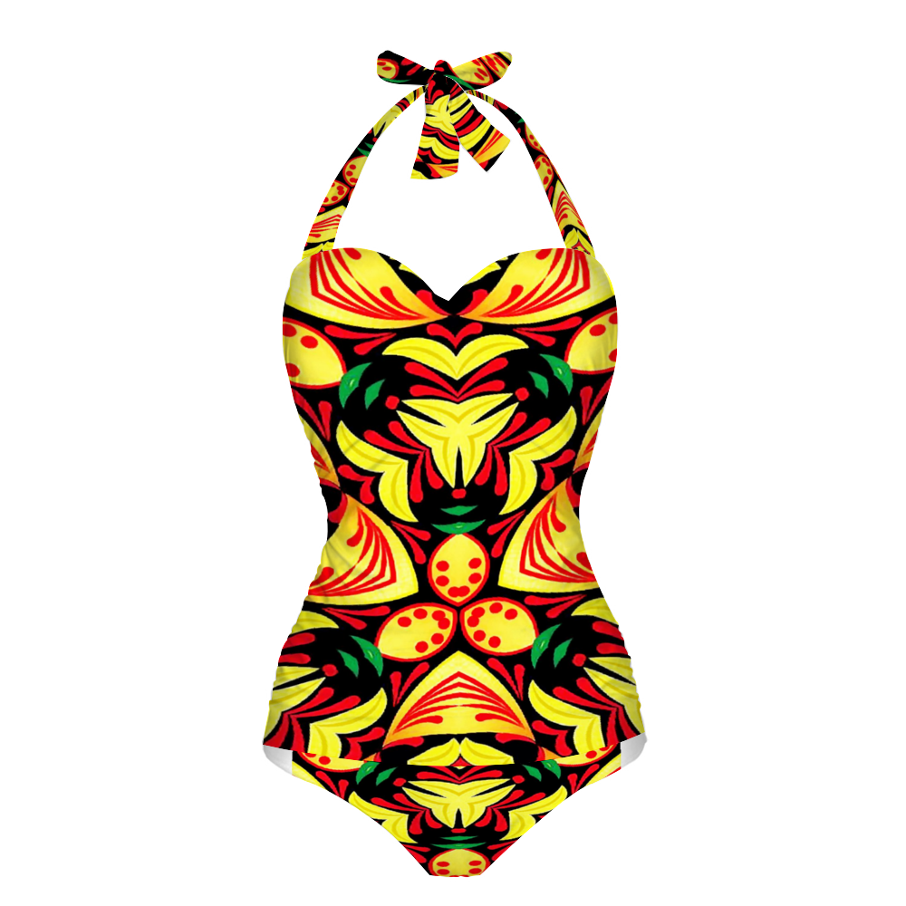 Tropi 1 Women's Halterneck One Piece Swimsuit