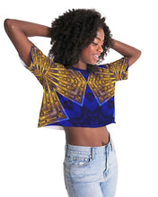 Afbeelding in Gallery-weergave laden, Lapiz Gold 1 Women&#39;s Lounge Cropped Tee