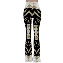 Carica l&#39;immagine nel visualizzatore di Gallery, Funkee1 Women&#39;s Print Stretch Bell Bottom Flare Pants Trousers