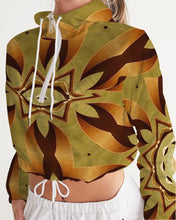 Afbeelding in Gallery-weergave laden, Wood Gold 1 Women&#39;s Cropped Windbreaker