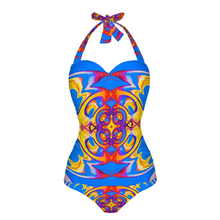 Indlæs billede til gallerivisning Vibra 1 Women&#39;s Halterneck One Piece Swimsuit