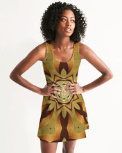 Cargar imagen en el visor de la galería, Wood Gold 1 Women&#39;s Racerback Dress
