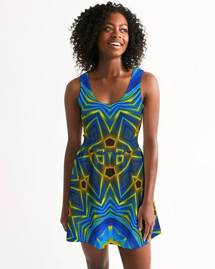 Azura 1 Women's Scoop Neck Skater Dress