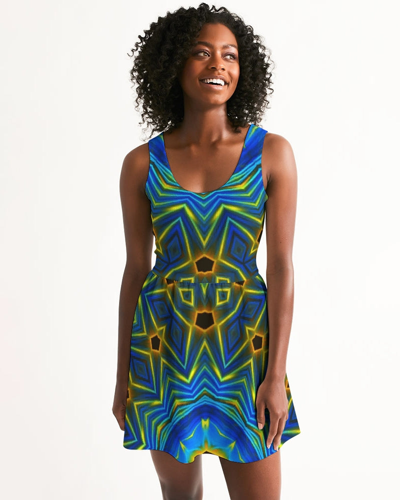 Azura 1 Women's Scoop Neck Skater Dress