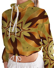 Afbeelding in Gallery-weergave laden, Wood Gold 1 Women&#39;s Cropped Windbreaker