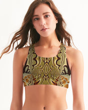 Afbeelding in Gallery-weergave laden, Wood Gold 2 Women&#39;s Seamless Sports Bra