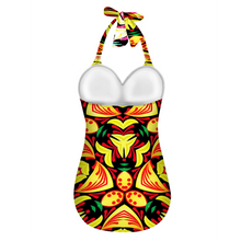Load image into Gallery viewer, Tropi 1 Women&#39;s Halterneck One Piece Swimsuit