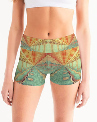 ostara24 Women's Mid-Rise Yoga Shorts