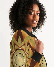 Afbeelding in Gallery-weergave laden, Wood Gold 1 Women&#39;s Bomber Jacket