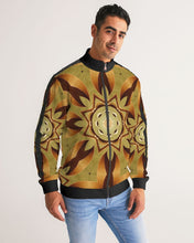 Afbeelding in Gallery-weergave laden, Wood Gold 1 Men&#39;s Stripe-Sleeve Track Jacket