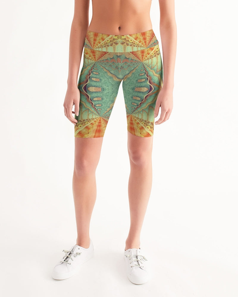 ostara24 Women's Mid-Rise Bike Shorts