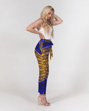 Afbeelding in Gallery-weergave laden, Lapiz Gold 1 Women&#39;s Belted Tapered Pants