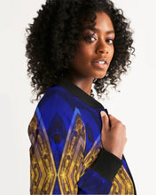 Afbeelding in Gallery-weergave laden, Lapiz Gold 1 Women&#39;s Bomber Jacket