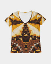 Afbeelding in Gallery-weergave laden, Melange 1 Women&#39;s V-Neck Tee