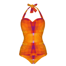 Indlæs billede til gallerivisning Leila 6 Women&#39;s Halterneck One Piece Swimsuit
