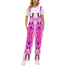 Afbeelding in Gallery-weergave laden, Custom Women&#39;s Casual Denim Jumpsuit Suspender Baggy Loose Overalls