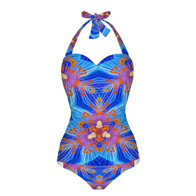 Angelica 1 Women's Halterneck One Piece Swimsuit