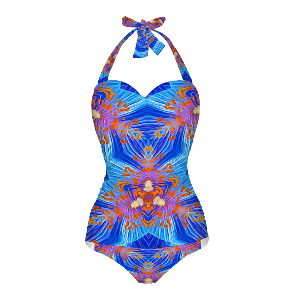 Angelica 1 Women's Halterneck One Piece Swimsuit