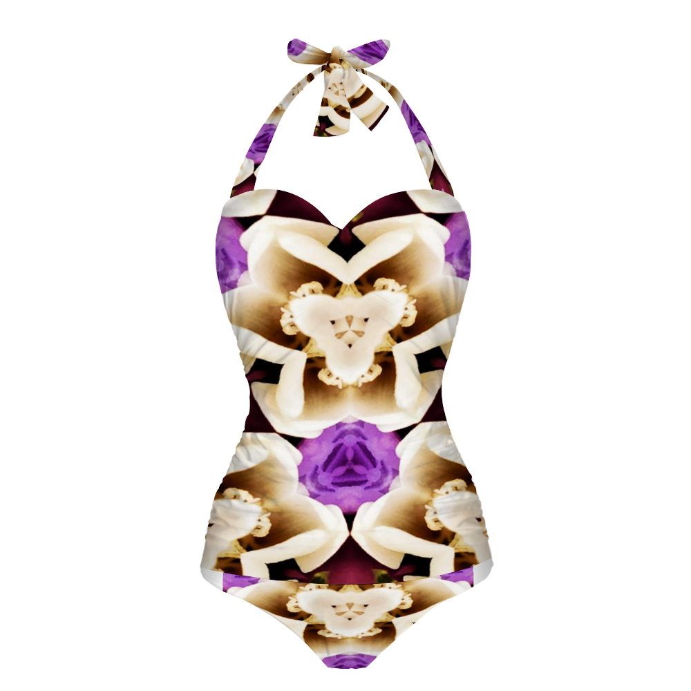 Iyelta 1 Women's Halterneck One Piece Swimsuit