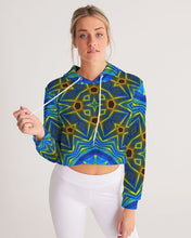 Afbeelding in Gallery-weergave laden, Azura 1 Women&#39;s Cropped Hoodie