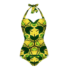 Afbeelding in Gallery-weergave laden, Ganjija 1 Women&#39;s Halterneck One Piece Swimsuit