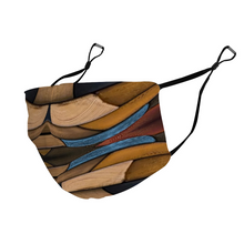 Cargar imagen en el visor de la galería, Wood 1 Face Mouth Mask