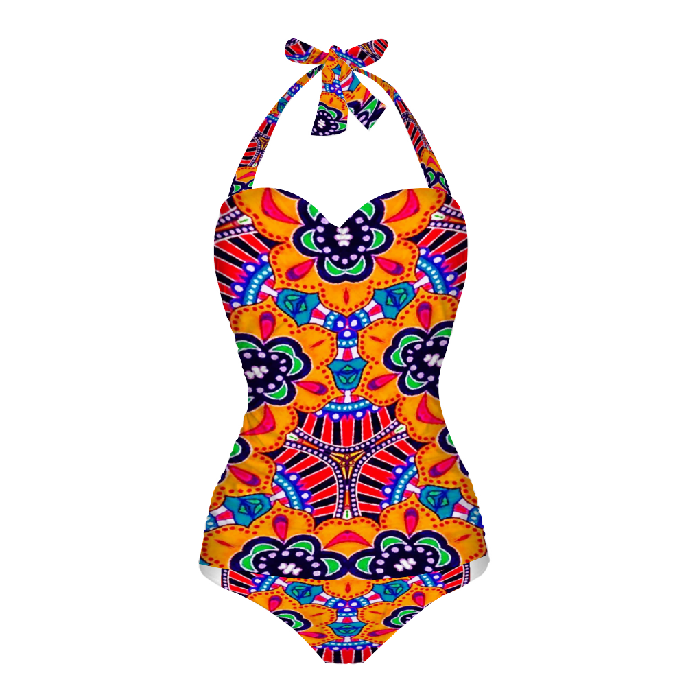 Fiesta 1 Women's Halterneck One Piece Swimsuit