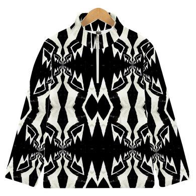 Diamanda 1 Custom Hoodie All Over Print Women's Flannel Pullover Turtleneck Hoodie