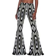 Carica l&#39;immagine nel visualizzatore di Gallery, Funkee 1 Women&#39;s Print Stretch Bell Bottoms