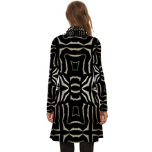 Load image into Gallery viewer, Custom Women&#39;s All Over Print Long Sleeve Classic Dress Elegant Skirts