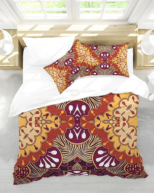 Temple 2 Queen Duvet Cover Set