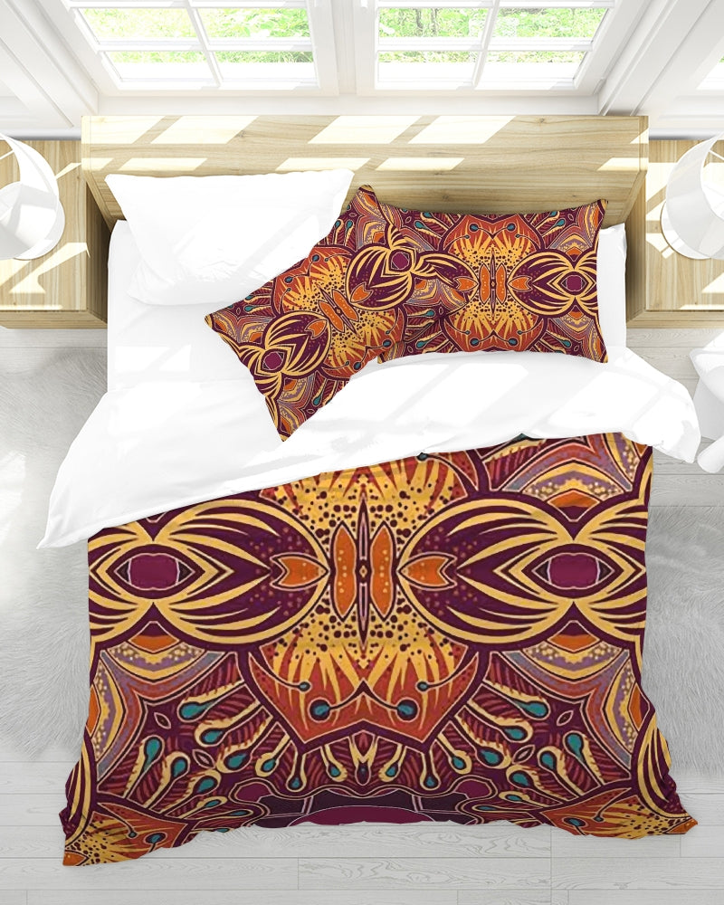 Temple 5 Queen Duvet Cover Set