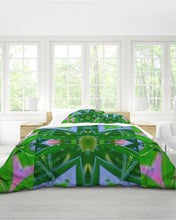 Afbeelding in Gallery-weergave laden, Green Batik 1 Queen Duvet Cover Set