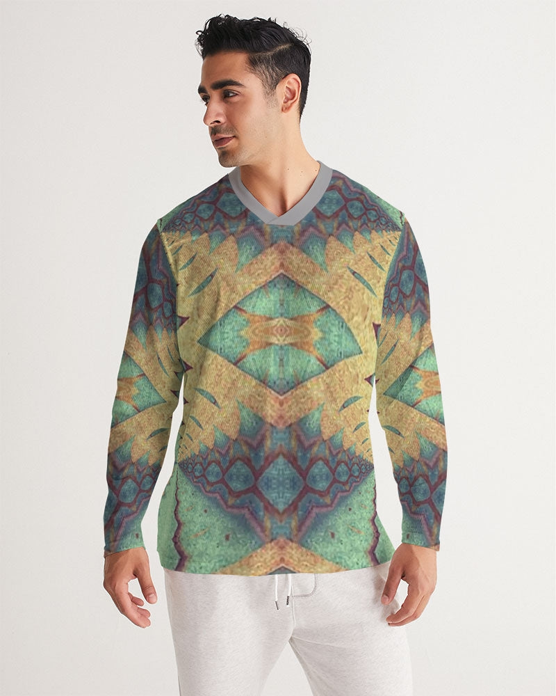 ostara25 Men's Long Sleeve Sports Jersey