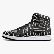 Afbeelding in Gallery-weergave laden, 209. High-Top Leather Sneakers - White / Black