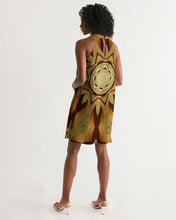 Afbeelding in Gallery-weergave laden, Wood Gold 1 Women&#39;s Halter Dress