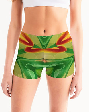 Jungle 2 Women's Mid-Rise Yoga Shorts