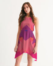Afbeelding in Gallery-weergave laden, abstract22 Women&#39;s High-Low Halter Dress