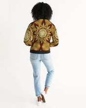 Afbeelding in Gallery-weergave laden, Wood Gold 1 Women&#39;s Bomber Jacket