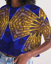 Afbeelding in Gallery-weergave laden, Lapiz Gold 1 Women&#39;s Lounge Cropped Tee