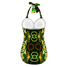 Indlæs billede til gallerivisning Ganjija 9 Women&#39;s Halterneck One Piece Swimsuit