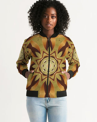 Wood Gold 1 Women's Bomber Jacket