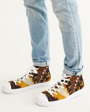 Afbeelding in Gallery-weergave laden, Melange 1 Men&#39;s Hightop Canvas Shoe