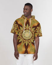 Afbeelding in Gallery-weergave laden, Wood Gold 1 Men&#39;s Premium Heavyweight Short Sleeve Hoodie
