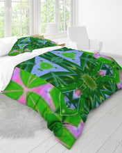 Afbeelding in Gallery-weergave laden, Green Batik 1 King Duvet Cover Set