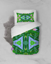 Afbeelding in Gallery-weergave laden, Green Batik 1 Twin Duvet Cover Set