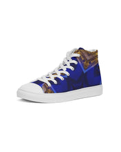 Afbeelding in Gallery-weergave laden, Lapiz Gold 1 Women&#39;s Hightop Canvas Shoe